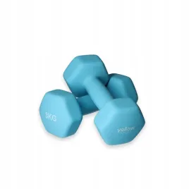 hantle-bitumiczne-zestaw-2x3kg-ciezarki-do-cwiczen-yellowsport