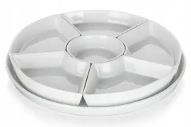 okragly-talerz-salaterka-patera-dzielona-ceramika-biala-na-przekaski-26-cm