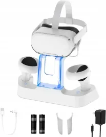 nexigo-s20-stacja-ladujaca-led-do-gogli-kontrolerow-oculus-quest-vr-biala
