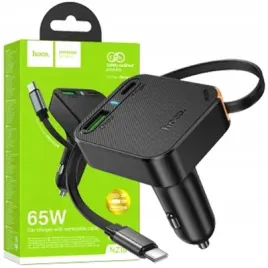 szybka-ladowarka-samochodowa-hoco-usb-typ-c-zwijany-kabel-usb-c-pd-65w
