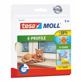 tesa-uszczelka-do-drzwi-i-okien-e-profil-biala-6m-05463