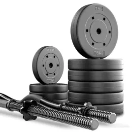 zestaw-obciazen-bitumicznych-do-cwiczen-52kg-z-gryfami-sztanga-trex