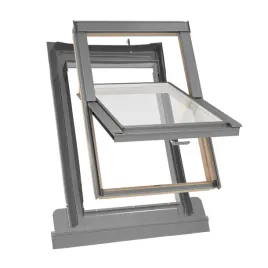 okno-dachowe-rooflite-trio-pine-78x118-3-szybowe-kolnierz