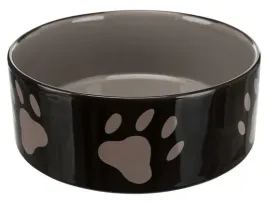 trixie-miska-ceramiczna-czarna-w-szare-lapki-14l-20cm-tx-24533