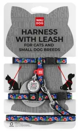collar-waudog-nylon-szelki-ze-smycza-nylonowe-anatomiczne-w-ksztalcie-liter