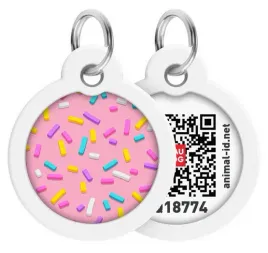 collar-waudog-smart-id-zawieszka-z-qr-paszportem-okragla-3cm-marshmellow