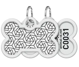 collar-waudog-smart-id-zawieszka-z-qr-paszportem-kosc-4x3cm-geometria
