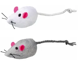 trixie-myszki-szara-i-biala-z-kocimietka-grzechoczace-5cm-opakowanie-2szt