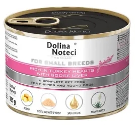 dolina-noteci-premium-pies-maly-junior-serca-indyka-i-watrobka-z-gesi-185g