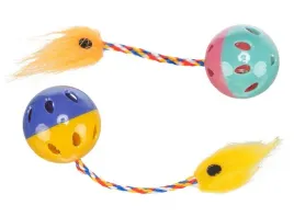 trixie-pilka-grzechoczaca-z-piorkiem-2szt-tx-4165