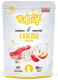 tuf-tuf-kaczka-z-jablkiem-dla-psa-saszetka-100g