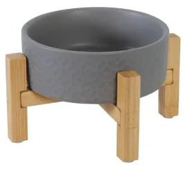 zolux-miska-ceramiczna-dla-psa-i-kota-keramo-solo-300ml-szara