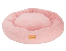 mimiko-pets-legowisko-shaggy-okragle-m-45cm-rozowe