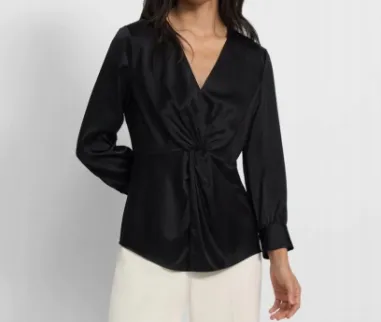 theory-ls-twist-blouse-soft-36-stan-nowy