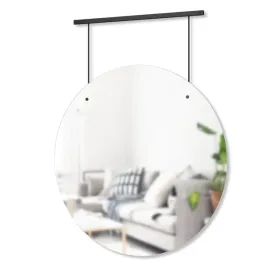 lustro-scienne-okragle-609cm-wiszace-czarne-exhibit-umbra