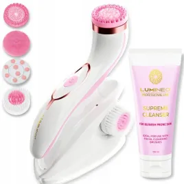 lumineo-brush-pro-rozowy-4-koncowki-zel-do-skory-problematycznej