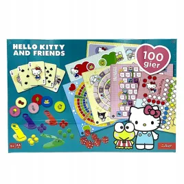 gra-planszowa-trefl-03007-hello-kitty-and-friends-zestaw-100-gier-trefl