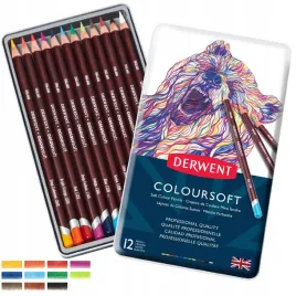 kredki-coloursoft-olowkowe-artystyczne-soczyste-miekkie-derwent-12-kolorow