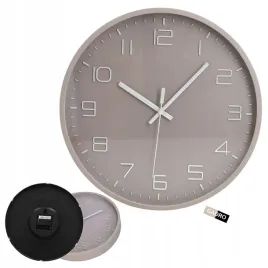 zegar-scienny-do-salonu-kuchni-duzy-okragly-30-cm-cyfry-3d-bezowy