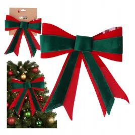 kokarda-na-choinke-drzwi-prezent-zielona-32x26-cm-ozdoba-swiateczna