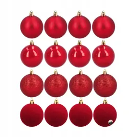 czerwone-bombki-choinkowe-6-cm-16-sztuk-nietlukace-mat-brokat-polysk-welur