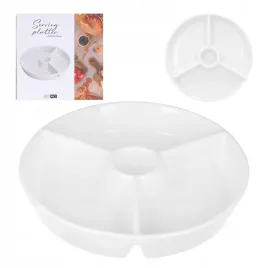 polmisek-na-przekaski-talerz-zestaw-do-serwowania-dzielony-biala-porcelana