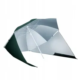 parasol-2-w-1-parasol-plazowy-namiot-plazowy-210-cm-ciemnozielony