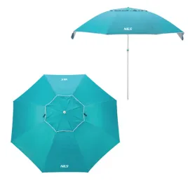 nc7822-turkusowy-parasol-plazowy-xl-220-cm-nils-camp-2w1-parawan