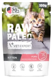 vetexpert-raw-paleo-cat-kitten-pork-100g