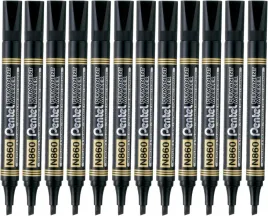 marker-permanentny-scieta-koncowka-pentel-12-sztuk-czarny-paczka