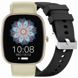 smartwatch-damski-gravity-gt18-7-bezowy-pasek-silikonowy-czarny-pasek