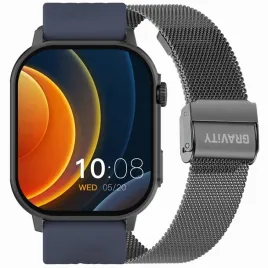 smartwatch-gravity-gt15-4-niebieski-pasek-silikonowy-tytanowa-bransoleta