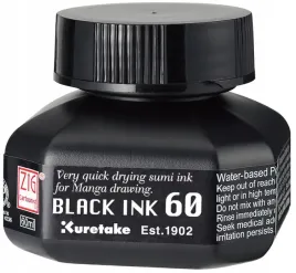 kuretake-tusz-ink-do-mangi-kaligrafii-60-ml-czarny