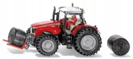 siku-8614-traktor-massey-ferguson-8680-z-widlami-do-balotow-2-baloty-1-32