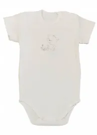 body-niemowlece-80-krotki-rekaw-ecru-body-dla-noworodka
