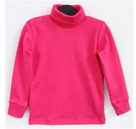 golf-dzieciecy-140-sweter-z-golfem-jednokolorowy-dziewczecy-malinowy