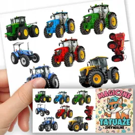 tatuaze-zmywalne-dla-dzieci-tymczasowe-traktor-ciagnik-8-el