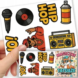 tatuaze-zmywalne-dla-dzieci-tymczasowe-wzory-muzyka-hip-hop-rap-8-el