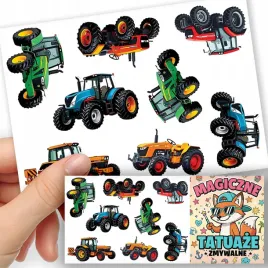 tatuaze-zmywalne-dla-dzieci-tymczasowe-wzory-traktor-ciagnik-pole-8-el