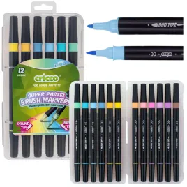 pisaki-pedzelkowe-pastelowe-brush-cricco-flamastry-dwustronne-12-kolorow
