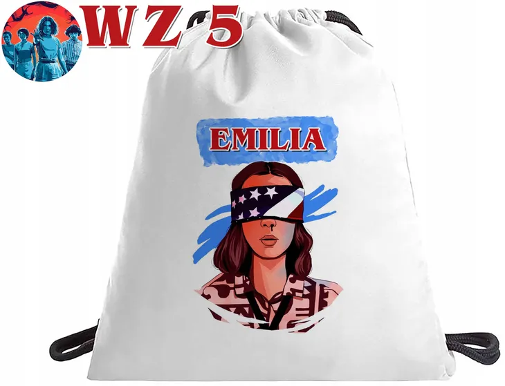 worek-na-buty-stranger-things-hellfire-eleven-y4-stan-nowy-kolor-bialy