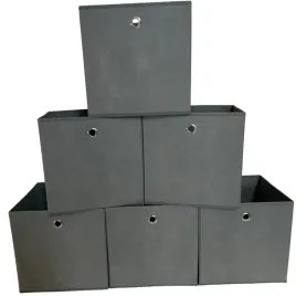 6x-pojemnik-szary-materialowy-na-ubrania-ksiazki-zabawki-organizer-325-cm