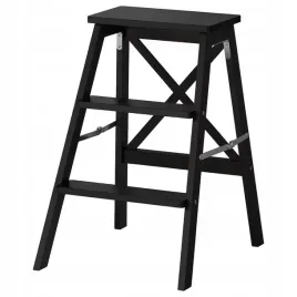ikea-bekvam-skladana-drabinka-schodki-podest-stolek-3-stopnie-czarny