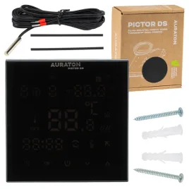 regulator-temperatury-podtynkowy-tygodniowy-przewodowy-pictor-ds-czarny-led