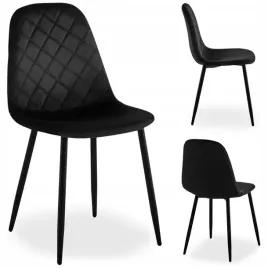 krzeslo-tapicerowane-nowoczesne-welurowe-czarne-metalowe-nogi-black