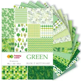 blok-z-motywami-deco-papier-dekoracyjny-a4-happy-color-80-g-15-kartek-green