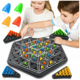 gra-logiczna-triggle-gra-w-trojkaty-strategiczna-gumki-recepturki-3d-pionki