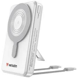 powerbank-verbatim-10000mah-magsafe-watch-stand-2x-kabel-usb-c-wyswietlacz