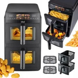 frytkownica-beztluszczowa-air-fryer-ideal-podwojna-10l-dwukomorowa