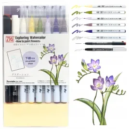 zestaw-pisaki-pedzelkowe-brush-cienkopis-kuretake-zig-flowers-gradation